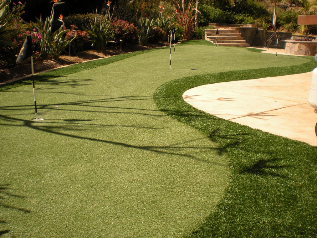 Poway CA Synthetic Putting Green by ProGreen SoCal