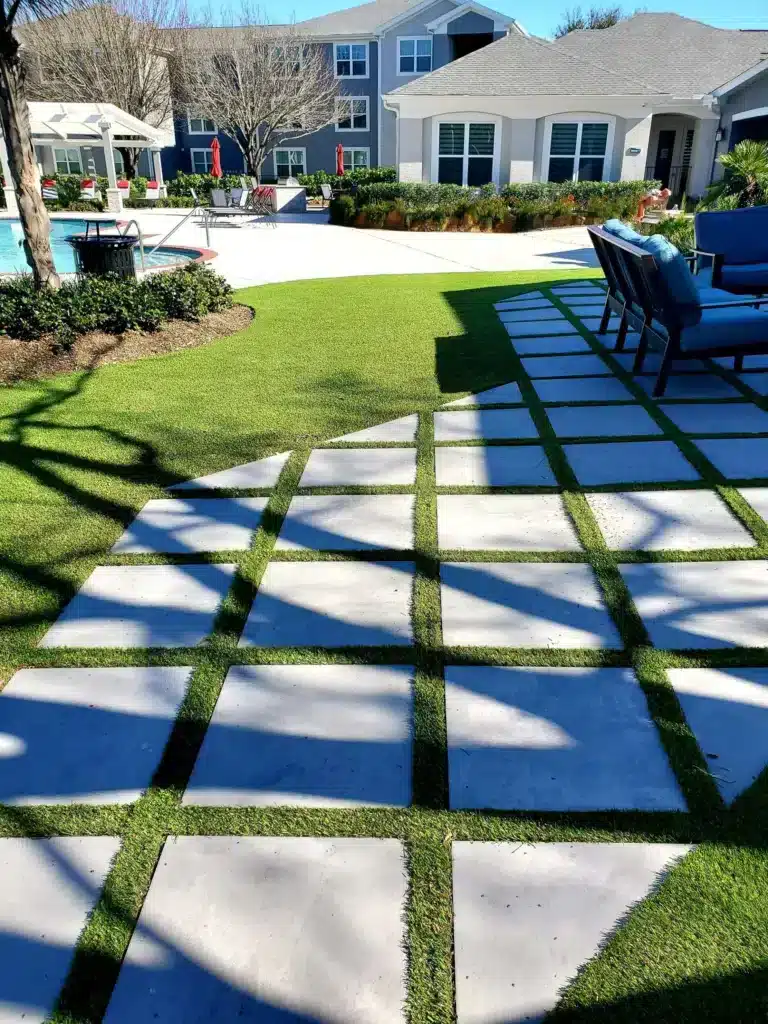 artifical grass pavers 